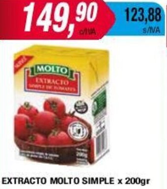 Maxiconsumo EXTRACTO MOLTO SIMPLE x 200gr oferta