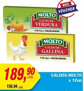 Maxiconsumo CALDOS MOLTO x 12un oferta