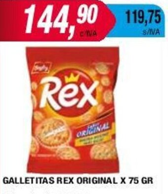 Maxiconsumo GALLETITAS REX ORIGINAL X 75 GR oferta