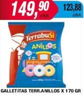 Maxiconsumo GALLETITAS TERR.ANILLOS X 170 GR oferta