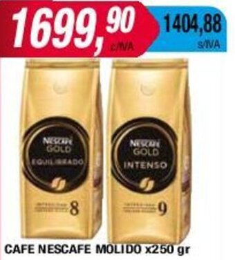 Maxiconsumo CAFE NESCAFE MOLIDO X250 gr oferta