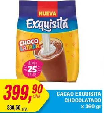 Maxiconsumo CACAO EXQUISITA CHOCOLATADO x 360 gr oferta
