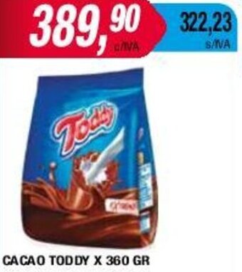 Maxiconsumo CACAO TODDY X 360 GR oferta