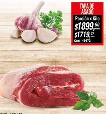 Maxiconsumo TAPA DE ASADO oferta