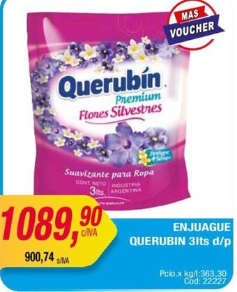 Maxiconsumo ENJUAGUE QUERUBIN 3lts d/p oferta