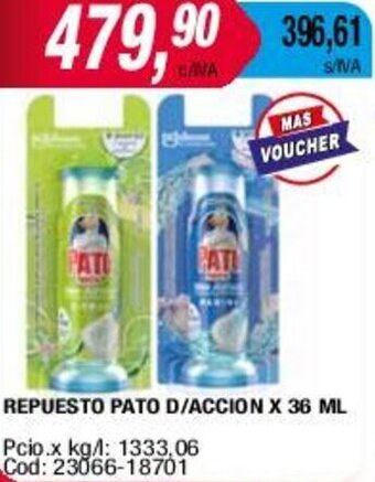 Maxiconsumo REPUESTO PATO D/ACCION X 36 ML oferta