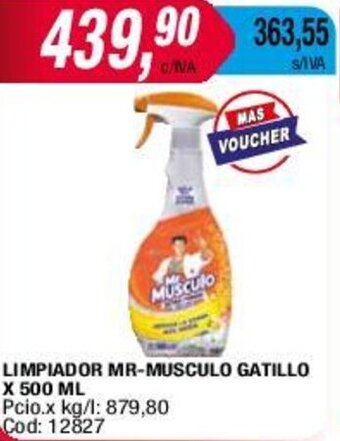 Maxiconsumo LIMPIADOR MR-MUSCULO GATILLO X 500 ML oferta