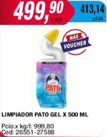 Maxiconsumo LIMPIADOR PATO GEL X 500 ML oferta