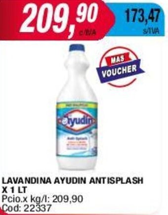 Maxiconsumo LAVANDINA AYUDIN ANTISPLASH X 1 LT oferta