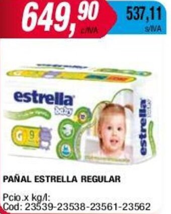 Maxiconsumo PAÑAL ESTRELLA REGULAR oferta