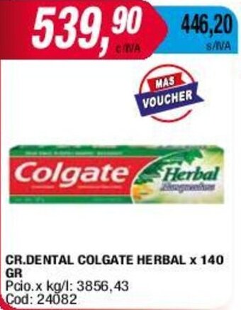 Maxiconsumo CR.DENTAL COLGATE HERBAL x 140 GR oferta