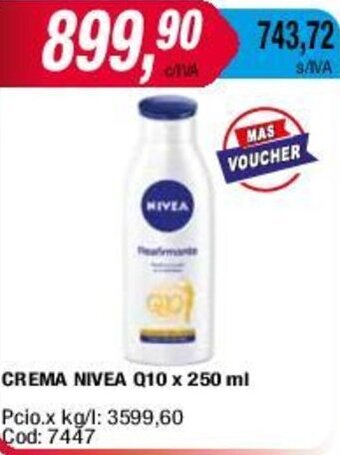 Maxiconsumo CREMA NIVEA Q10 x 250 ml oferta