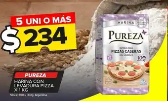 Carrefour Maxi Harina pureza pizza con levadura 1kg oferta