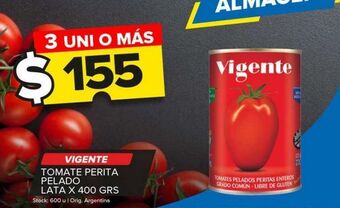 Carrefour Maxi Tomate perita vigente pelado lata x 400g oferta
