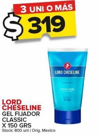 Carrefour Maxi Gel fijador lord cheseline x 150g oferta