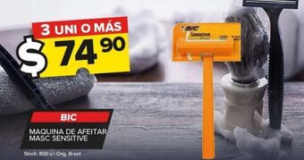 Carrefour Maxi Máquina de afeitar bic masc sensitive oferta