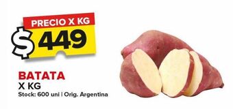 Carrefour Maxi Batata x kg oferta