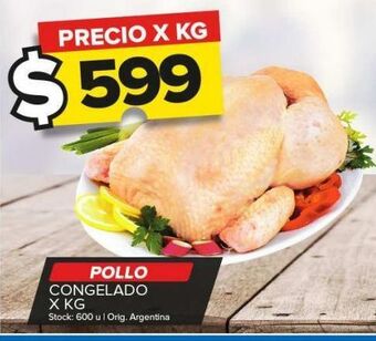 Carrefour Maxi Pollo congelado kg oferta