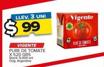 Carrefour Maxi Puré de tomate vigente x 520g oferta