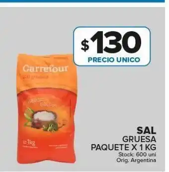 Carrefour Maxi Sal gruesa paquete x 1kg oferta