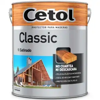 Pinturerías Rex Impregnante maderas cetol classic satinado natural 10 lts oferta