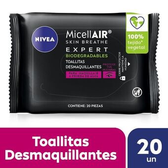 Coto Toallitas desmaquillantes nivea micelar expert a prueba de agua x 20 unidades oferta