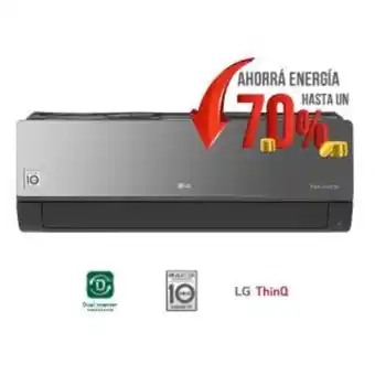 Oscar Barbieri Aire acondicionado split dual inverter 3000 frigorías 3600w lg artcool s4-w12jarpa oferta