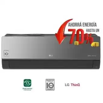 Oscar Barbieri Aire acondicionado split dual inverter 4500 frigorías 5200w lg artcool oferta