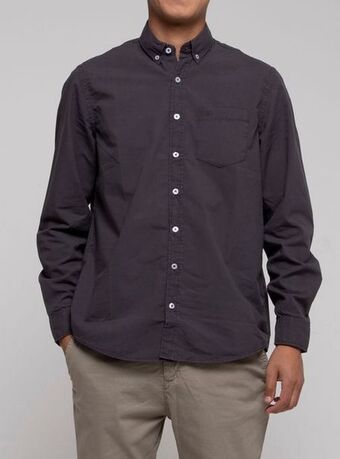 Legacy Camisa poplin clasica lisa con bolsillo oferta