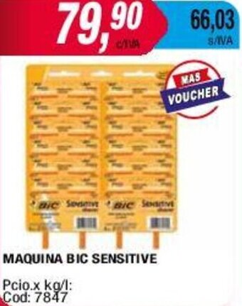 Maxiconsumo MAQUINA BIC SENSITIVE oferta