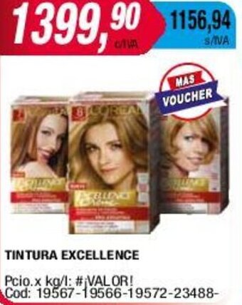 Maxiconsumo TINTURA EXCELLENCE oferta
