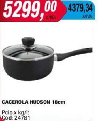 Maxiconsumo CACEROLA HUDSON 18cm oferta