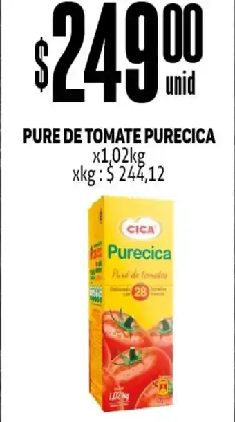 Makro PURE DE TOMATE PURECICA x1,02kg oferta