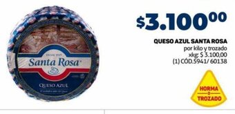 Makro QUESO AZUL SANTA ROSA oferta