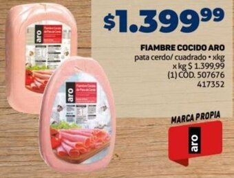 Makro FIAMBRE COCIDO ARO oferta