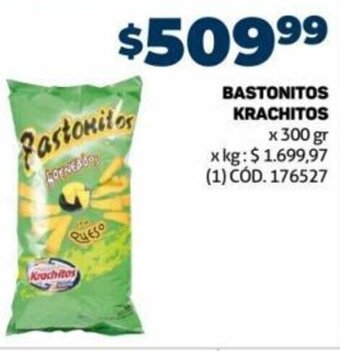 Makro BASTONITOS KRACHITOS x 300 gr oferta