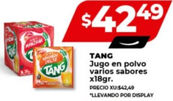 Supermayorista Vital TANG Jugo en polvo varios sabores x18gr. oferta