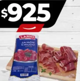 Supermayorista Vital LARIO JAMÓN CRUDO Feteado x 120gr oferta