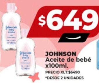 Supermayorista Vital JOHNSON Aceite de bebé x100ml. oferta