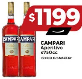 Supermayorista Vital CAMPARI Aperitivo x750cc oferta