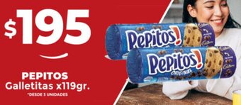 Supermayorista Vital PEPITOS Galletitas x119gr. oferta