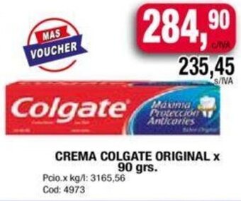 Maxiconsumo CREMA COLGATE ORIGINAL X 90 grs. oferta