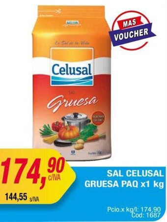 Maxiconsumo SAL CELUSAL GRUESA PAQ x1 kg oferta