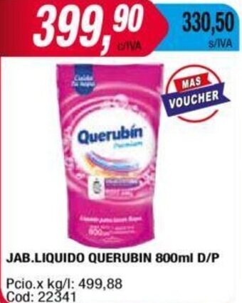 Maxiconsumo JAB.LIQUIDO QUERUBIN 800ml D/P oferta