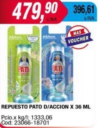 Maxiconsumo REPUESTO PATO D/ACCION X 36 ML oferta