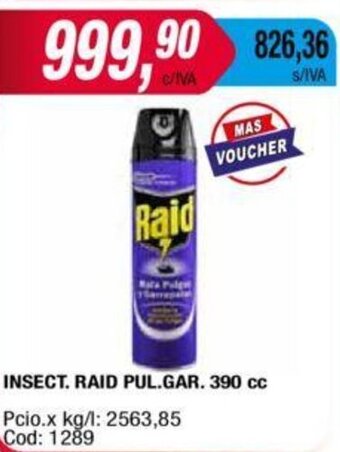 Maxiconsumo INSECT. RAID PUL.GAR. 390 cc oferta