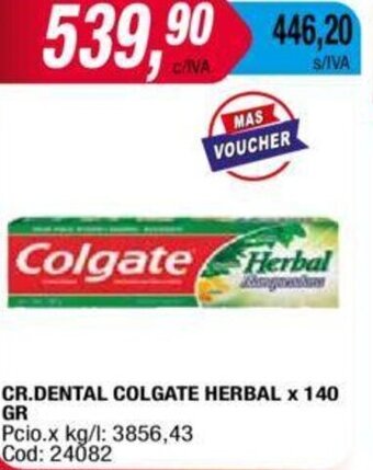 Maxiconsumo CR.DENTAL COLGATE HERBAL x 140 GR oferta