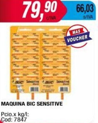 Maxiconsumo MAQUINA BIC SENSITIVE oferta