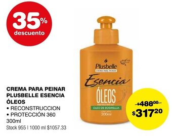 Atomo Conviene CREMA PARA PEINAR PLUSBELLE ESENCIA ÓLEOS 300ml oferta