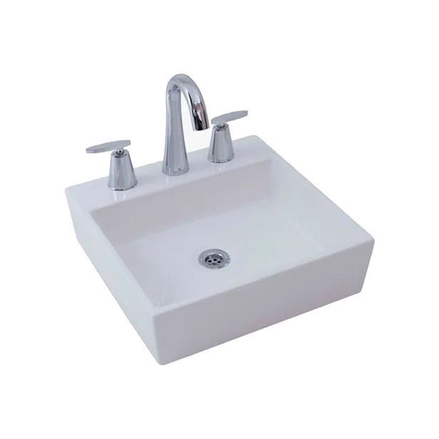 Merlino Bacha apoyo baño milan guillart rect. 420 x 410 x 120 mm 1ag bco. oferta